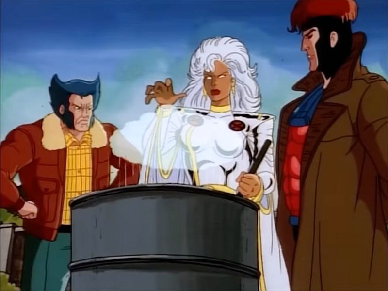 Logan with Storm and Gambit