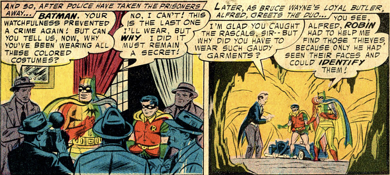 Rainbow Suit Batman
