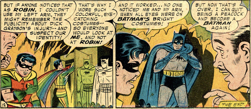 Rainbow Suit Batman Unmasked